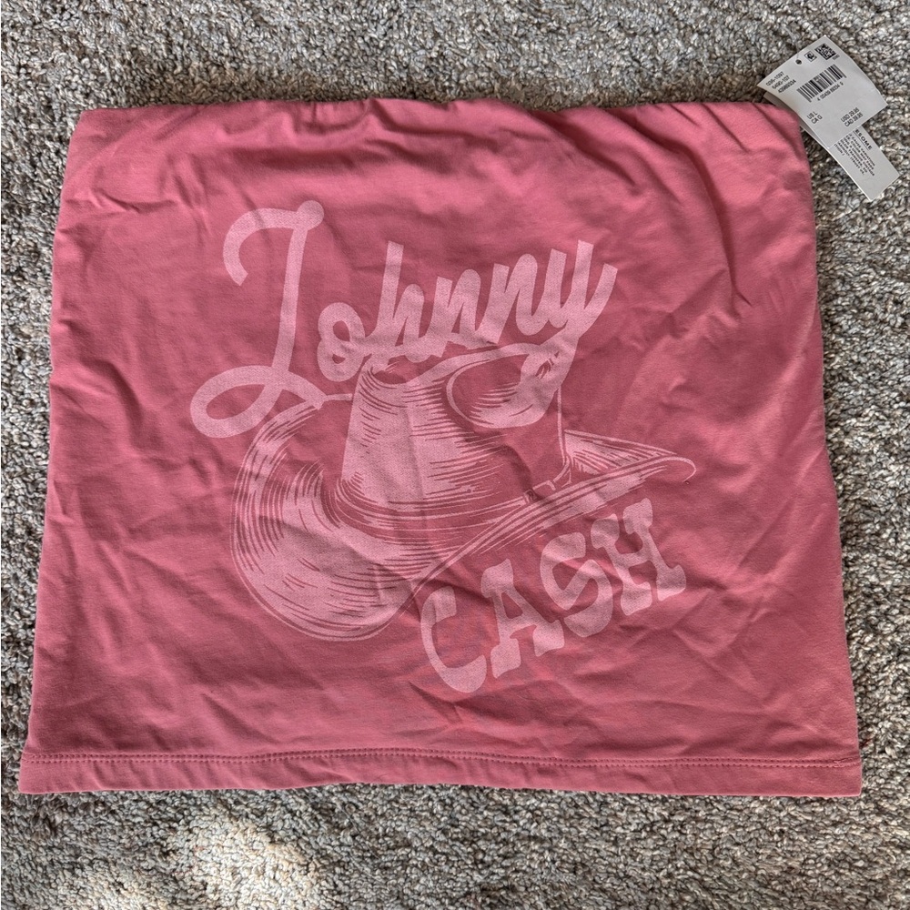 Johnny Cash Graphic Tube top